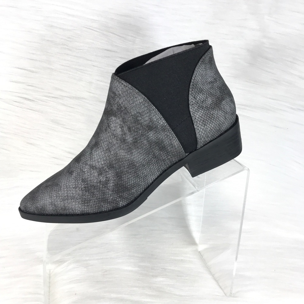 Coconuts By Matisse Ankle Boots Pewter‎ Snake 7.5